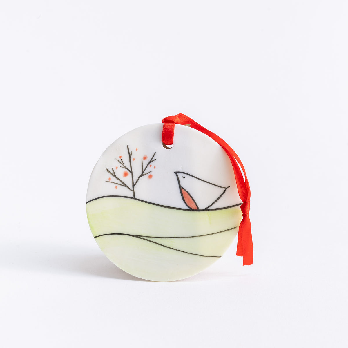 Porcelain Landscape Disc