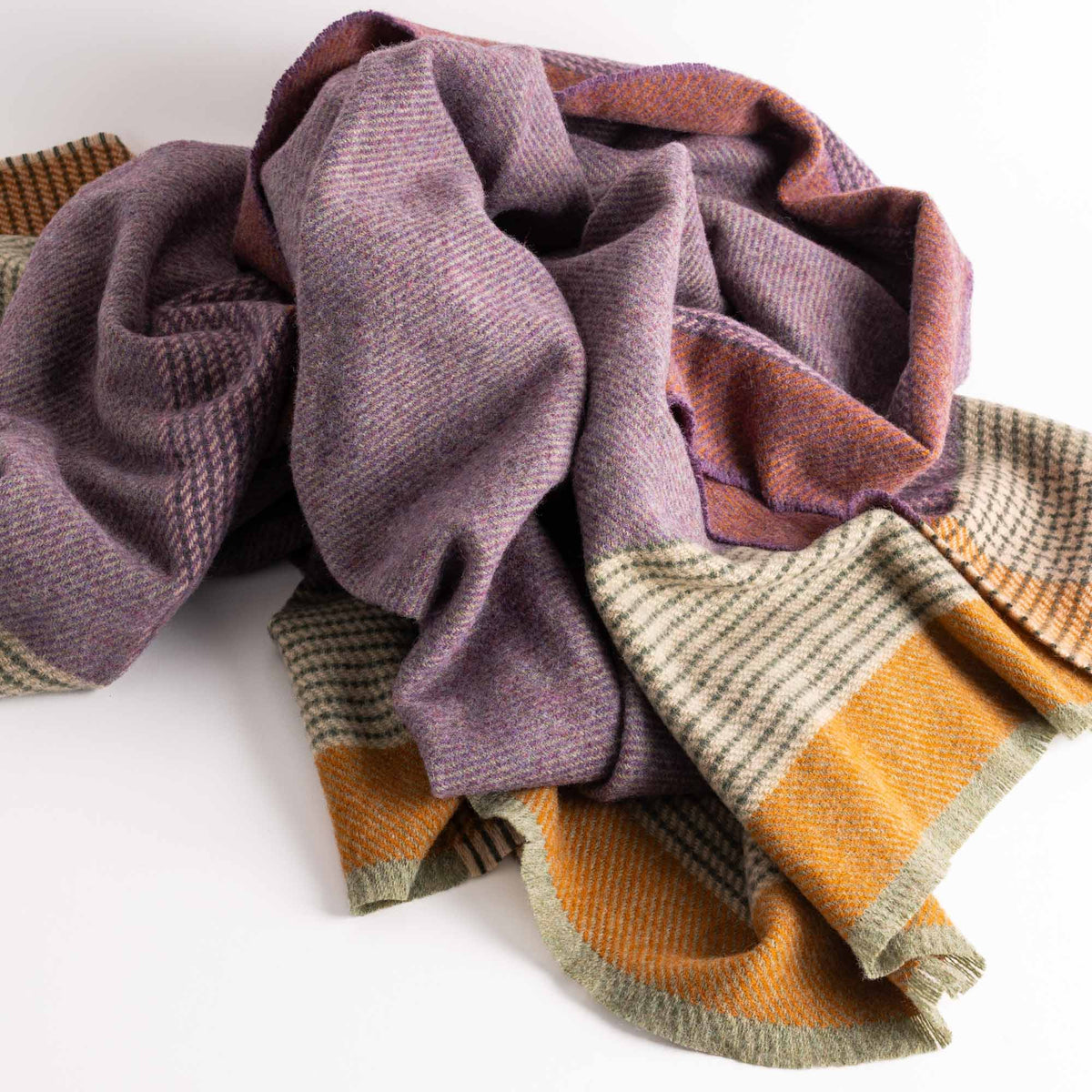 Lambswool Heron Throw