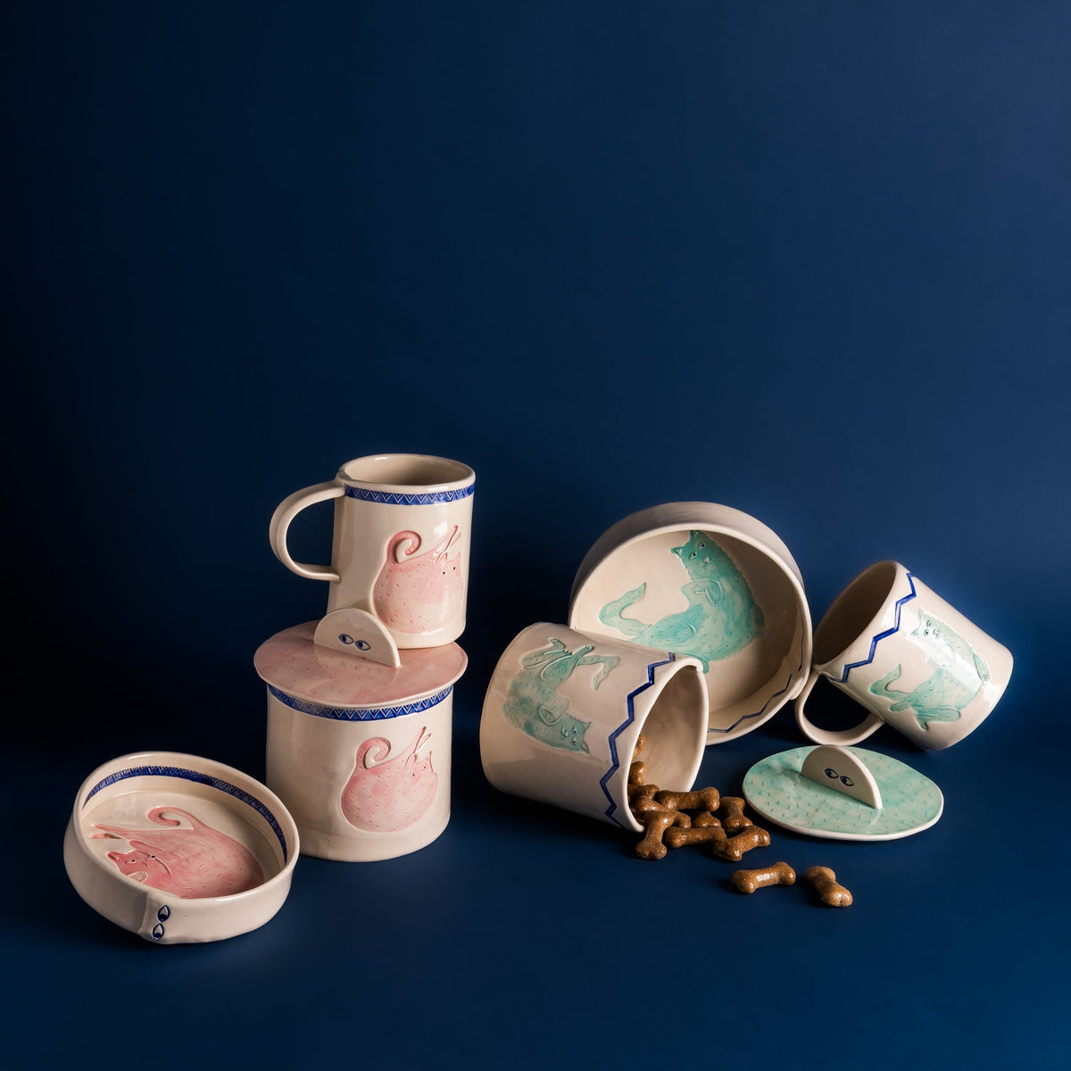 Ceramic Cat Bowl